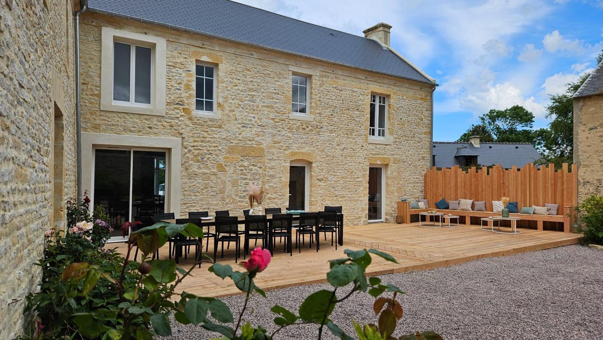 L'Echo Des Vagues Longues-sur-Mer Exterior foto